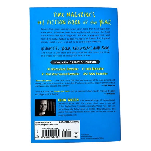 Book - The Fault in Our Stars by John Green - Picture 2 of 4